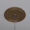 Ekena Millwork Traditional PVC Medallion (Canopies up to 11 1/2"), 19"OD x 3 1/2"ID x 1 1/2"P, Metallic Gold Rush CMP19TRCGH - alternate 7